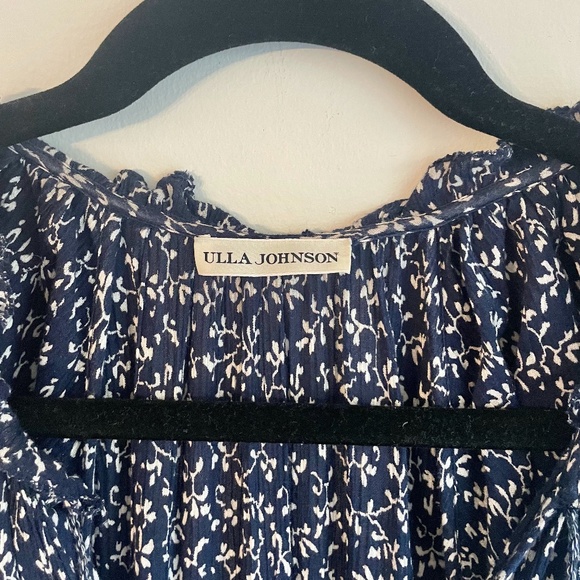 Ulla Johnson Blue Pattern Midi Dress - Picture 9 of 10